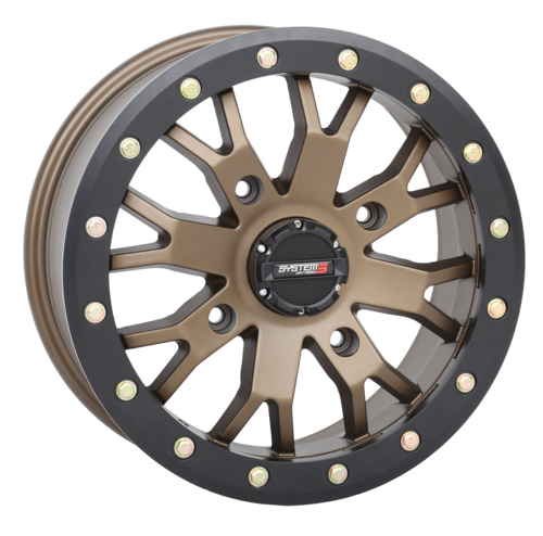 System 3 Off-road SB-4 Beadlock Wheels 14x7 4 Lug , 4/136, 6+1, bronze