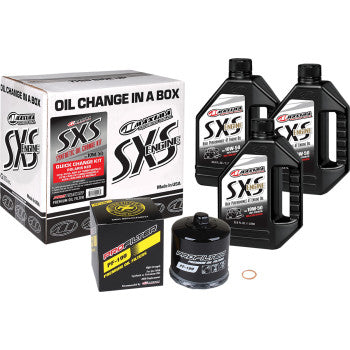 MAXIMA SXS Synthetic Oil Change Kit - Polaris Turbo - 10W-50